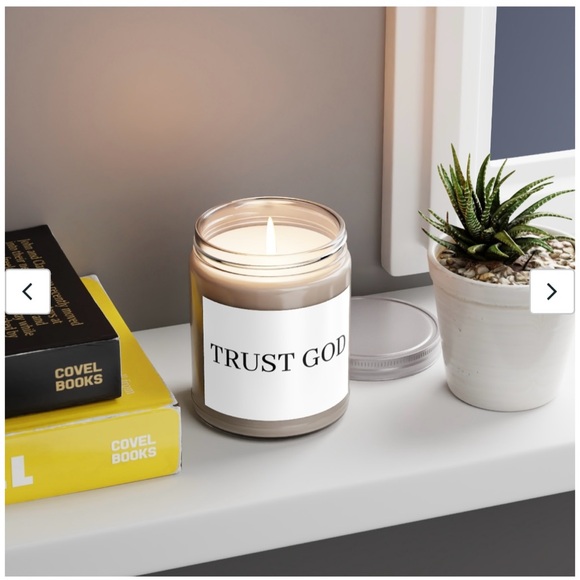 TRUST GOD CANDLE - Picture 2 of 2